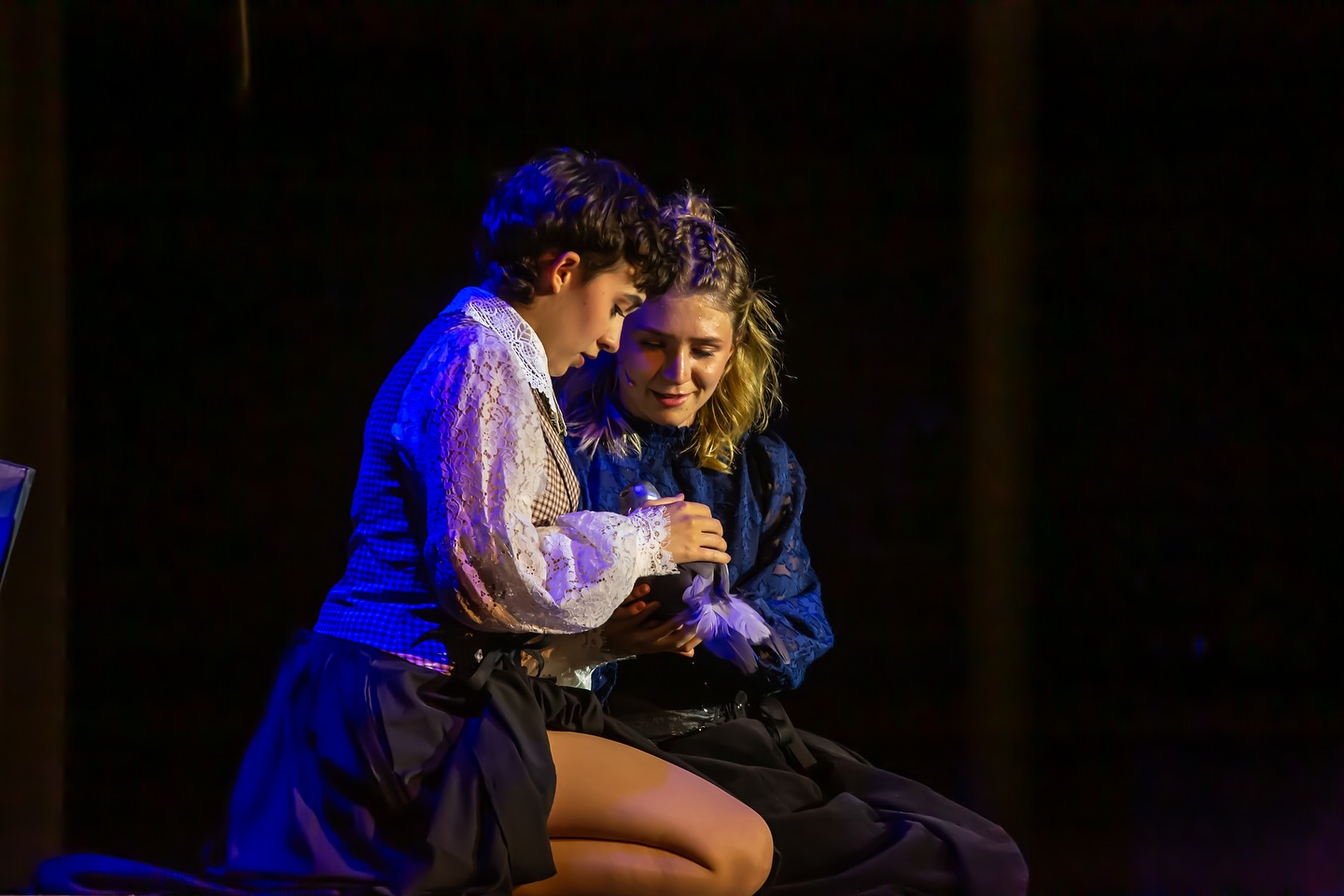 Mai Caslowitz and Erin Lambertson in Summer Stock Stage's 2024 production of Lizzie. Photo by Michael Camp Photography.