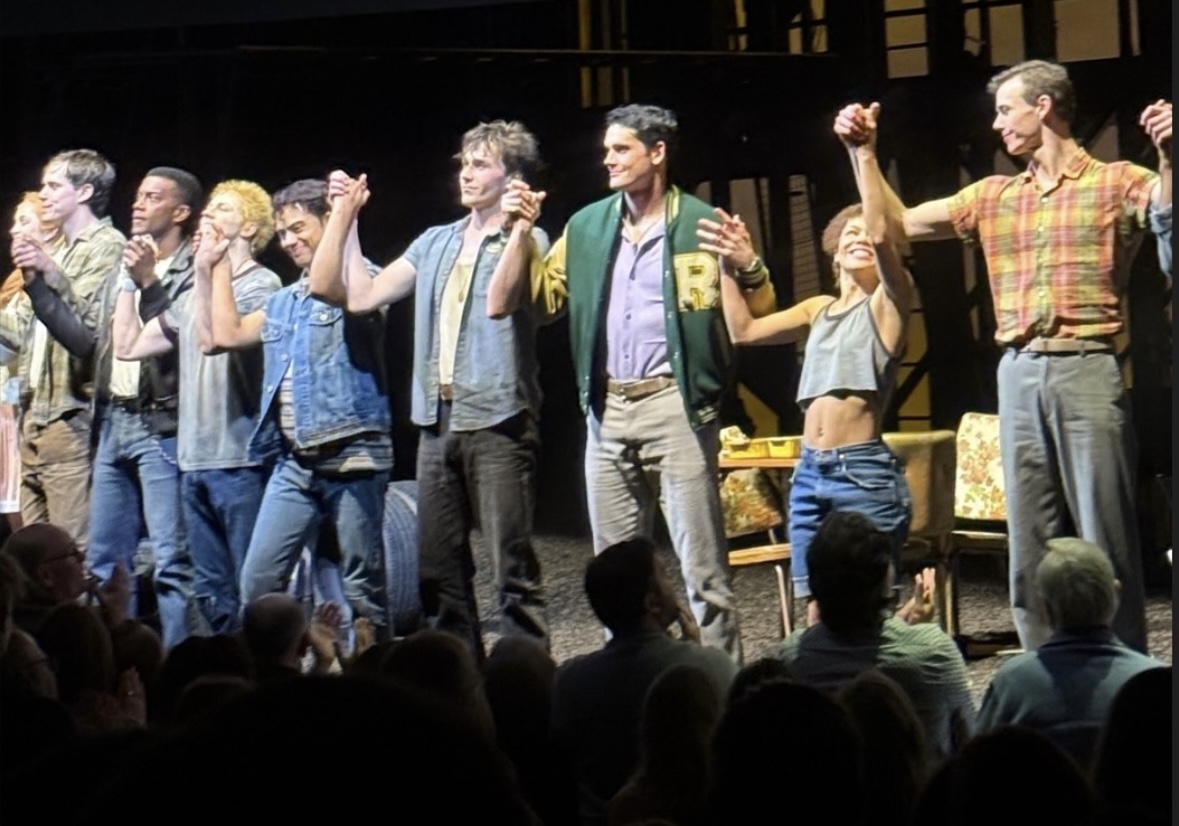 John Patrick Collins in "The Outsiders" on Broadway